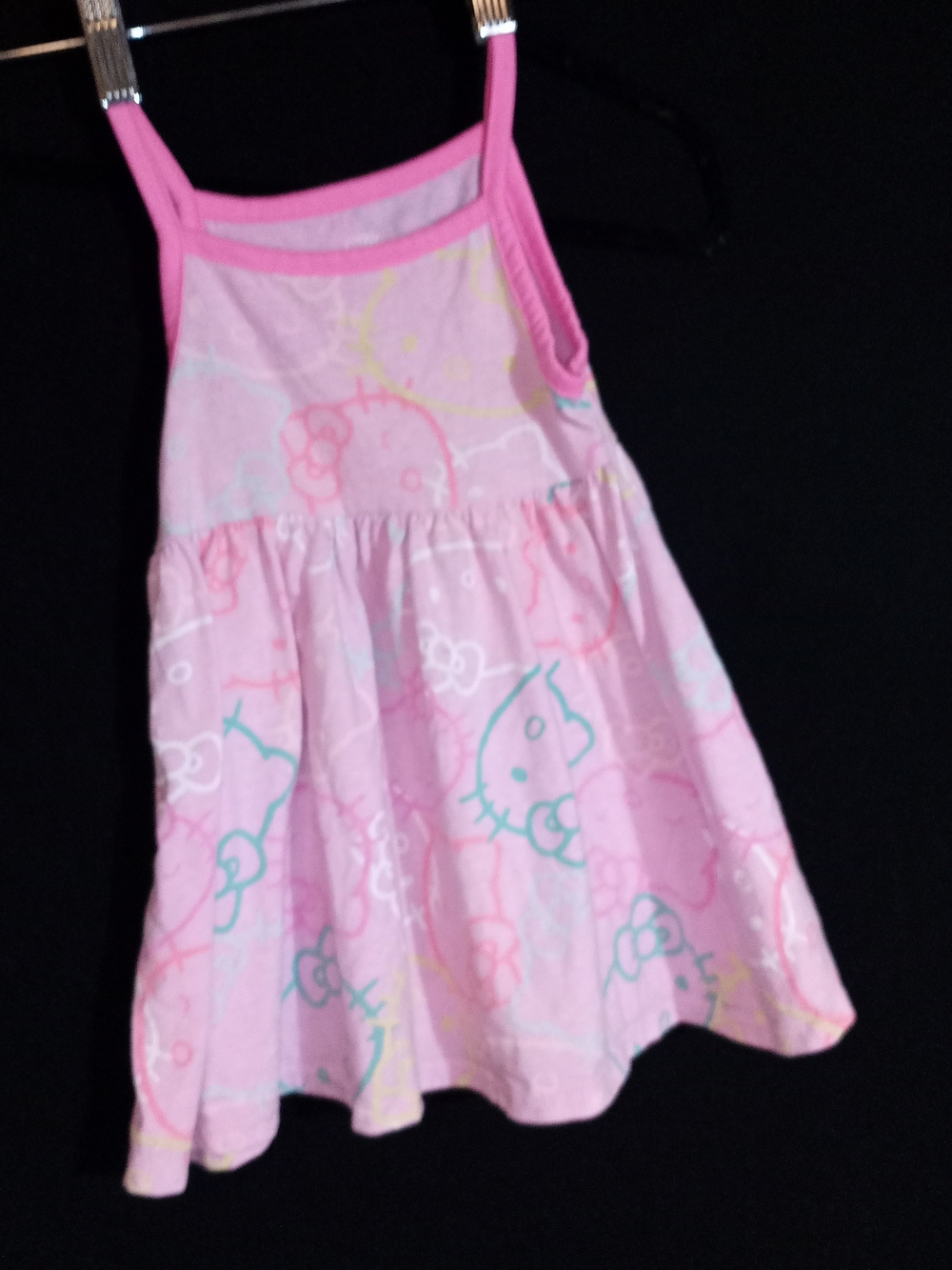 Hello Kitty Pink Sundress with Pastel Print